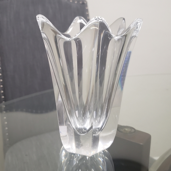 Orrefors Sweden 6" Crystal Belle Tulip Shaped Vase - Picture 6 of 7
